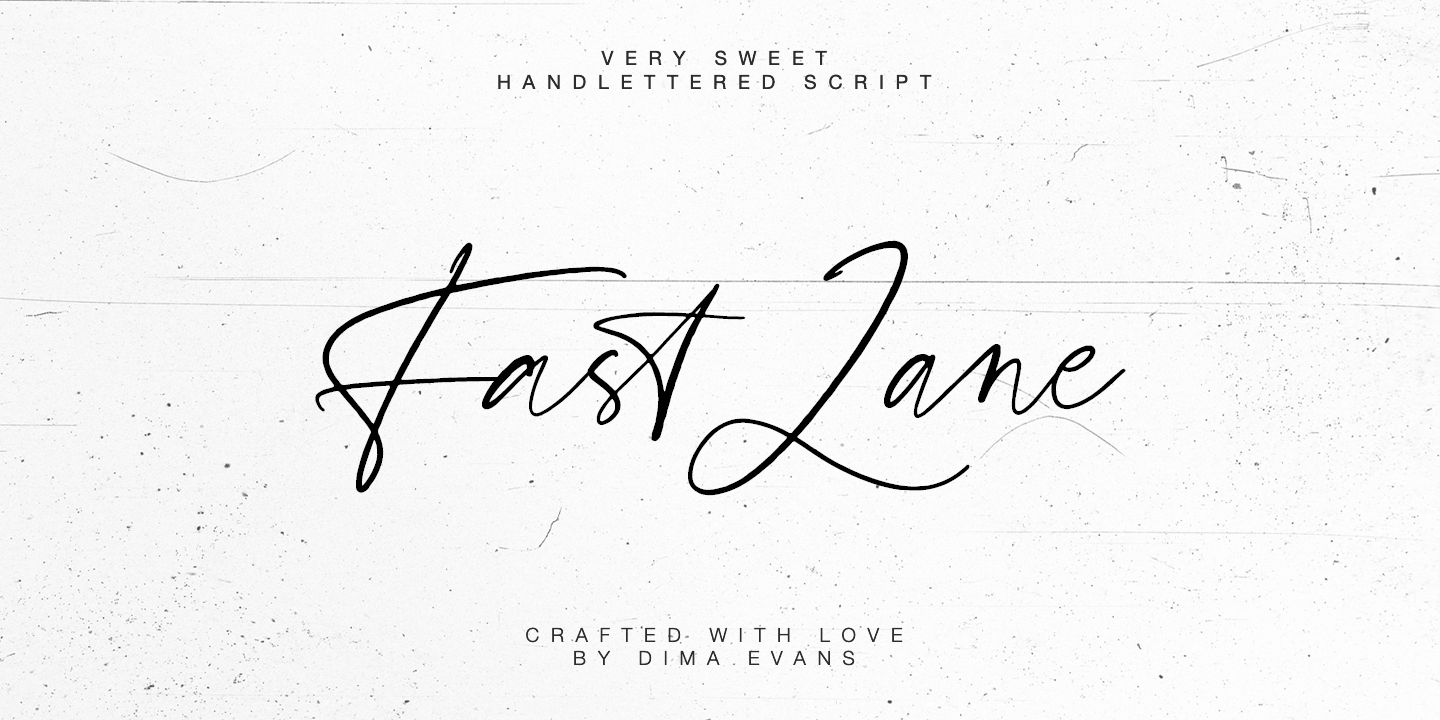 Font Fast Lane